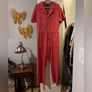 Big bud press short sleeve jumpsuit, size XL, raspberry
